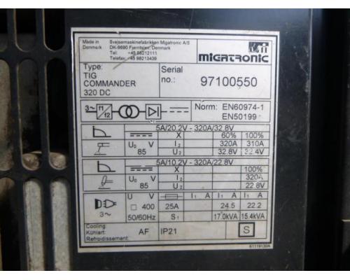 Migatronic Schweißanlage TIG Commander 320 DC - Bild 2
