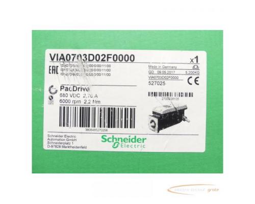 Schneider Electric VIA0703D02F0000 Servomotor SN:2700226105 - ungebraucht! - - Bild 6