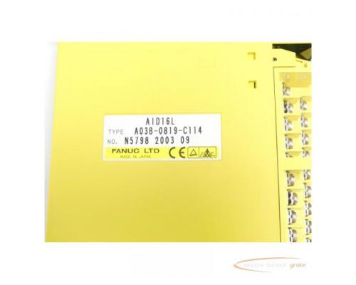 Fanuc A03B-0819-C114 Modul AID16L SN:N5798 - Bild 4