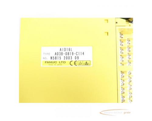 Fanuc A03B-0819-C114 Modul AID16L SN:5815 - Bild 4