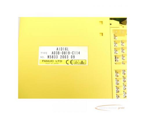 Fanuc A03B-0819-C114 Modul AID16L SN:5833 - Bild 4