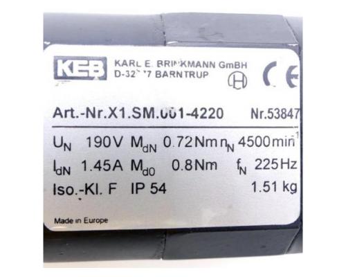 Servomotor X1.SM.001-4220 - Bild 2