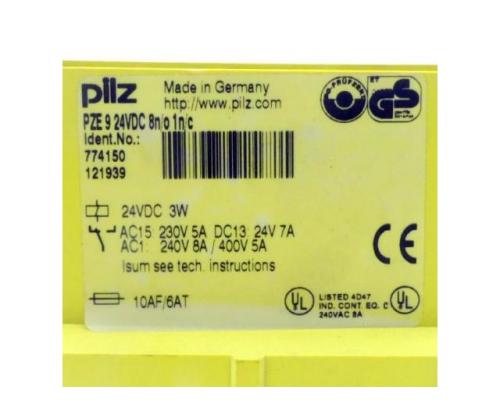 Kontakterweiterung PZE 9 24VDC 8n/o 1n/c 774150 - Bild 2