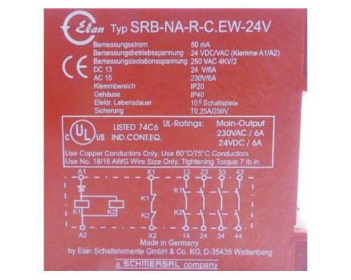 Sicherheitsrelais SRB-NA-R-C.EW-24V - Bild 2