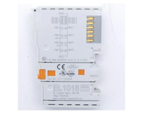 8-Kanal Digital Eingangsklemme EL1018 - Bild 2