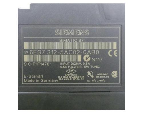 SIMATIC S7-300 CPU312 IFM 6ES7 312-5AC02-0AB0 - Bild 2