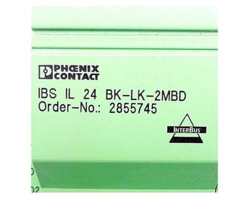 Buskoppler IBS IL 24 BK-LK-2MBD 2855745 - Bild 2