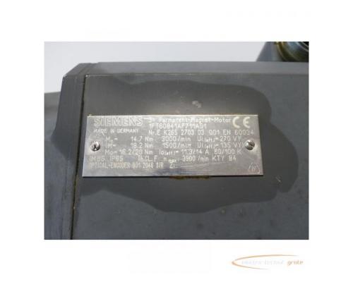 Siemens 1FT6084-1AF71-1AG1 Permanent-Magnet-Motor SN:EK265270303001 - Bild 4