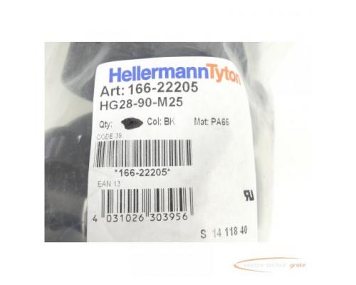 HellermannTyton HG28-90-M25 Verschraubung 166-22205 VPE 9St. - ungebraucht! - - Bild 2