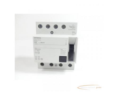 Siemens 5SM3342-6 Schutzschalter 25A 30mA - Bild 1