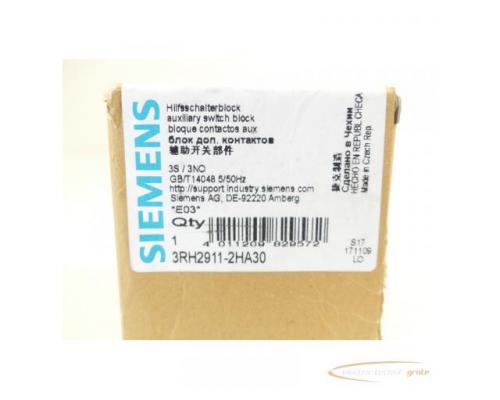 Siemens 3RH2911-2HA30 Hilfsschalterblock E-Stand 03 - ungebraucht! - - Bild 2