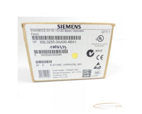 Siemens Simatic G110/120 BOP 6SL3255-0AA00-4BA1 SN XADN20-003340 ungebraucht - Bild 2