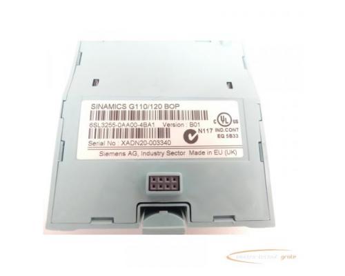 Siemens Simatic G110/120 BOP 6SL3255-0AA00-4BA1 SN XADN20-003340 ungebraucht - Bild 3