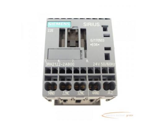 Siemens Sirius 3RH2122-2AB00 Hilfsschütz E-Stand 06 24V - Bild 2