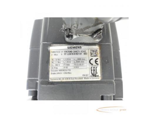 Siemens 1FK7040-2AK71-1CH2 Synchronmotor SN:YFLO619616701002 - Bild 4