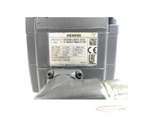 Siemens 1FK7040-2AK71-1CH2 Synchronmotor SN:YFM0627660501001 - Bild 4