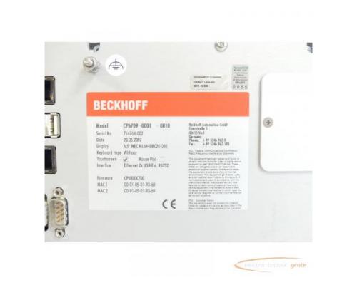 Beckhoff CP6709-0001-0010 Einbau-Panel-PC 6,5" SN:716764-002 - Bild 3