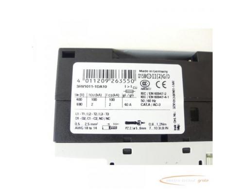 Siemens 3RV1011-1DA10 Leistungsschalter 2,2 - 3,2 A max. + 3RV1901-1D - Bild 5