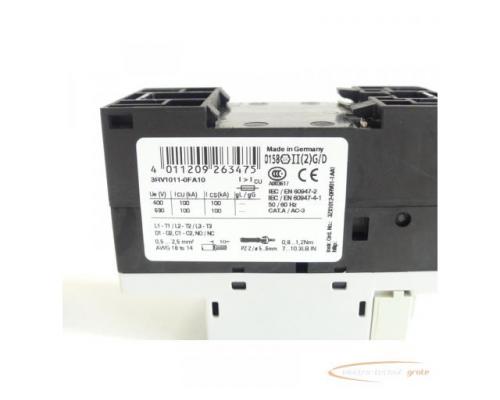 Siemens 3RV1011-0FA10 Leistungsschalter 0,35 - 0,5 A max. + 3RV1901-1D - Bild 5