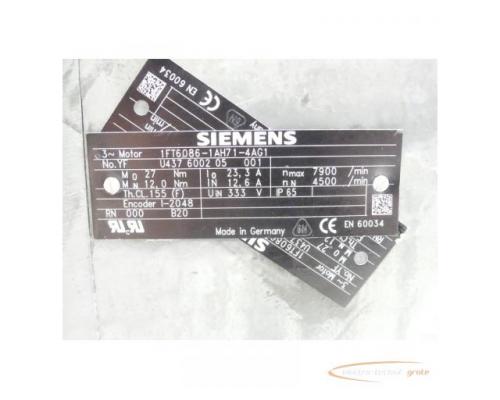 Siemens 1FT6086-1AH71-4AG1 Synchronservomotor SN:YFU437600205001 - Bild 4