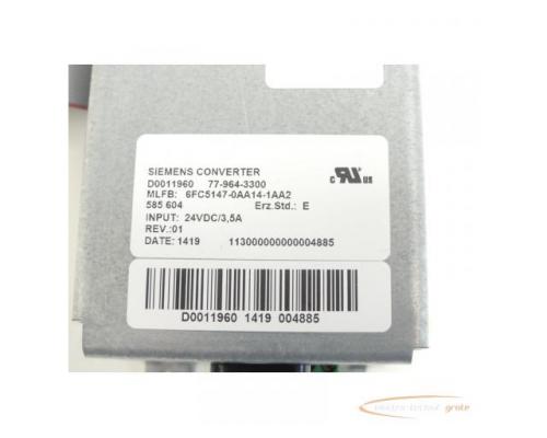 Siemens 6FC5147-0AA14-1AA2 / D0011960 / 77-964-3300 Converter SN:004885 - Bild 5