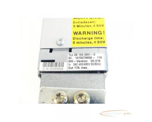 Bosch DS 15K 3301-D Servo Verstärker 1070079659-115 SN:002835608 - Bild 4