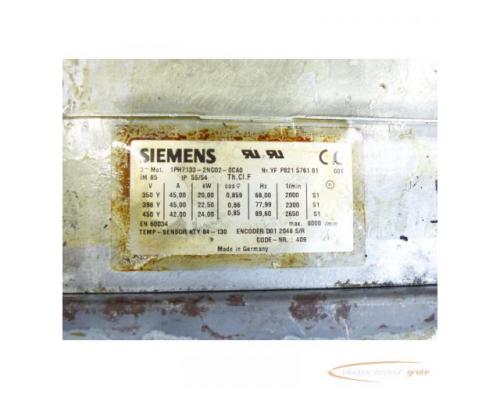 Siemens 1PH7133-2NG02-0CA0 Kompakt-Asynchronmotor SN:YFP821576101001 - Bild 4