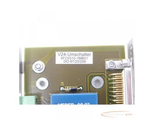 Siemens 6FC9310-1MB01 Tastaturumschalter SN:DO-97/25/299 - Bild 6