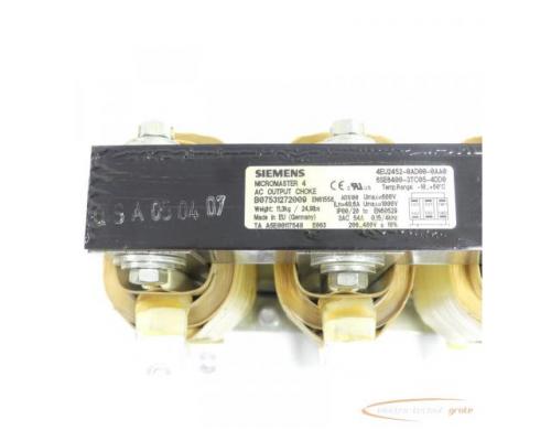 Siemens 6SE6400-3TC05-4DD0 MICROMASTER 4 Ausgangsdrossel SN:QSA050407 - Bild 3