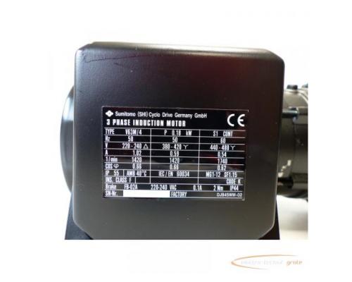 Sumitomo Typ: V63M/4 Motor SN:HN0341440 + CNFMS018 - 6105DAEB-319/G V63M/4 - Bild 4