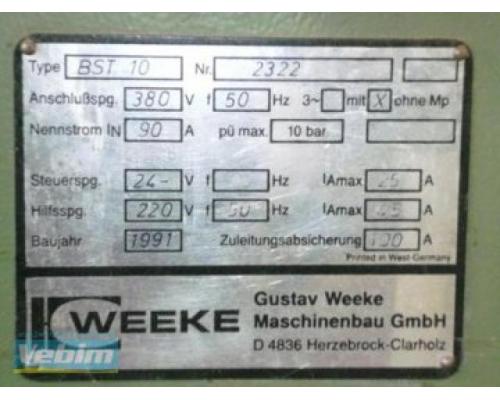 WEEKE BST 10/30 Reihen- und Dübellochbohrmaschine, automatisch - Bild 6