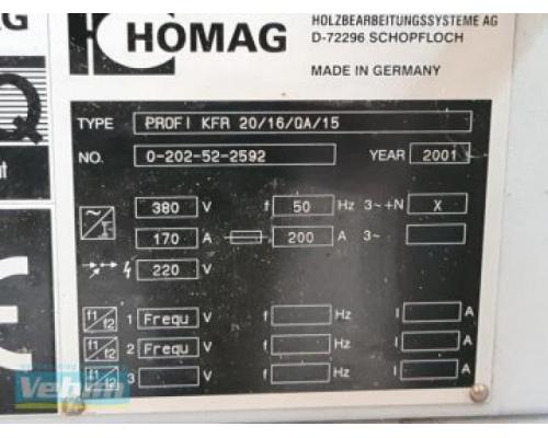 HOMAG KFR20/16/QA/15-TWR24/30/12/S-KFR20/19/QA/25 Format- und Kantenanleimmaschine doppelseitig - Bild 9