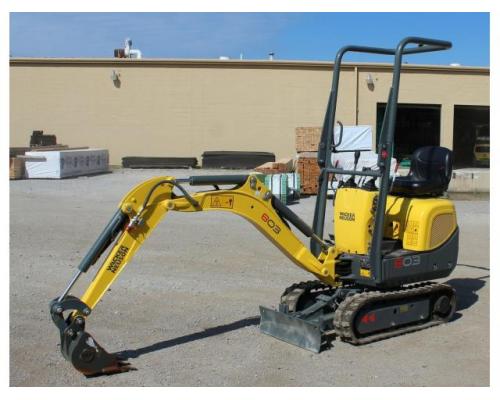 2013 Wacker Neuson 803 mini excavator - Bild 1