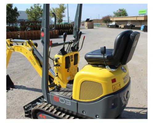 2013 Wacker Neuson 803 mini excavator - Bild 3