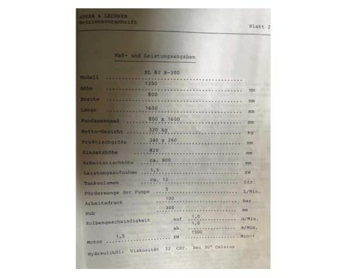 Falzbogen Bündelpresse Sperr & Lechner Spleck SL 82 B-30 - Bild 3