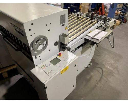 Stehendbogen-Pressauslage Heidelberg Stahlfolder SBP 66 H + MKE + VE - Bild 1