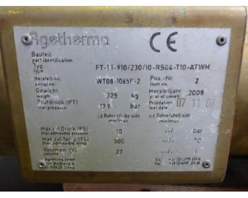 AGETHERMA FT-1.1-910/230/10-RS04-T10-ATWH Wärmetauscher - Bild 6