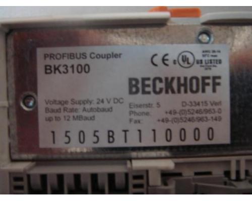 BECKHOFF BK 3100 / DP/FMS Profibus Coupler + Zubehör (Bus Koppler) - Bild 1