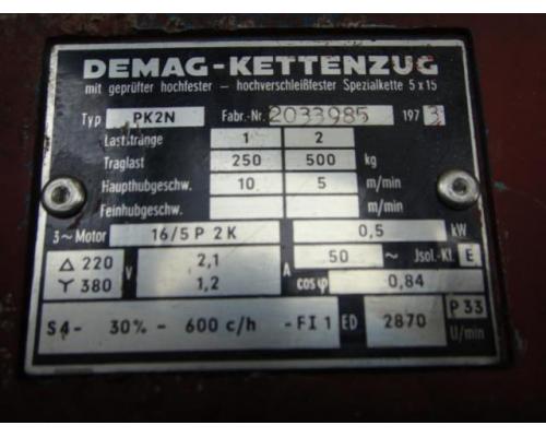 DEMAG PK 2 N E-Kettenzug, Elektro Hubwerk, Kran - Bild 3