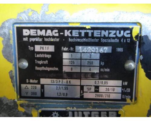 DEMAG PK1F E-Kettenzug, Elektro Hubwerk, Kran - Bild 4