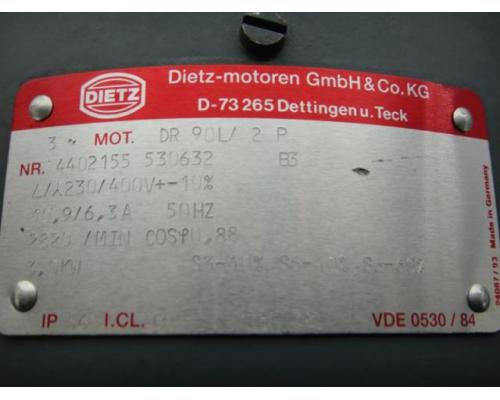 DIETZ DR 90L/2P Elektromotor,E-Motor - Bild 3