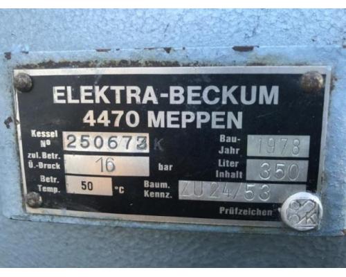 ELEKTRA BECKUM 350 Druckluftbehälter, Druckluftkessel, Drucklufttank - Bild 6