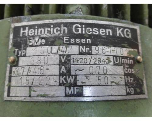 EMO - ESSEN 100L /4/2 Polumschaltbarer Elektromotor, E-Motor, Drehstromm - Bild 4