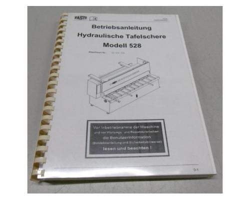 FASTI Modell 528 mit Fasti-Matik 5.1S Betriebsanleitung für Tafelschere FASTI Modell 528 - Bild 4