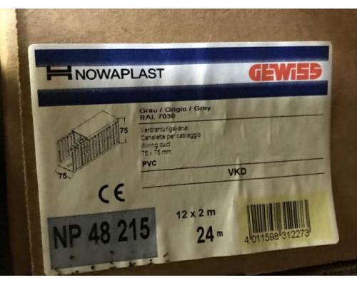 HAGER / TEHALIT + NOWAPLAST GEWISS SK 15 - HNG 1 Posten Verdrahtungskanal mit Deckel - Bild 2