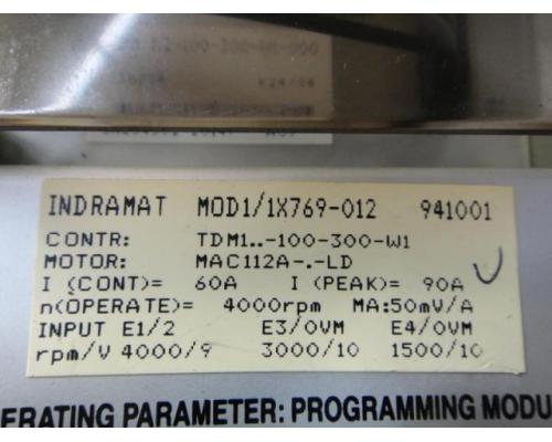 INDRAMAT TDM 1.2-100-300-W1 AC-Servoantrieb - Bild 2