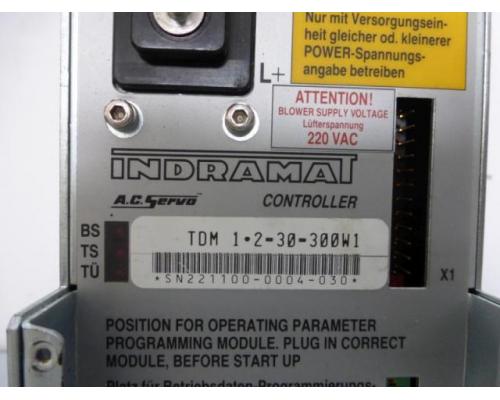 INDRAMAT TDM 1.2-30-300-W1 AC-Servoantrieb, Antriebsregler - Bild 5