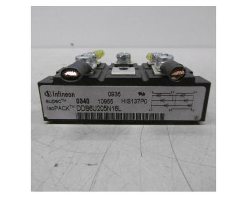 INFINEON / EUPEC IsoPACK DDB6U205N16L Netz- Dioden- Modul, Rectifier Diode Module, 3 Pha - Bild 5