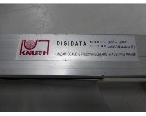 KNUTH DIGIDATA 1V-200 Glasmaßstab, inkrementales Längenmesssystem, Linea - Bild 3