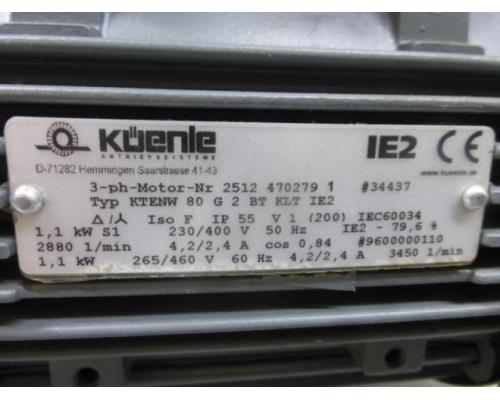 KÜENLE KTENW 80 G2 BT KLT IE2 Elektromotor, E-Motor, Drehstrommotor, Kraftstromm - Bild 6